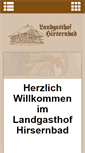 Mobile Screenshot of hirsernbad.ch